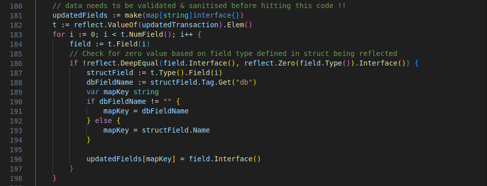 image of reflection example in code